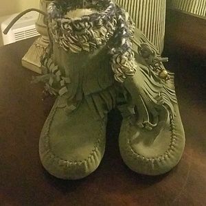 Jeffery campbell, Nicole fringe bootie